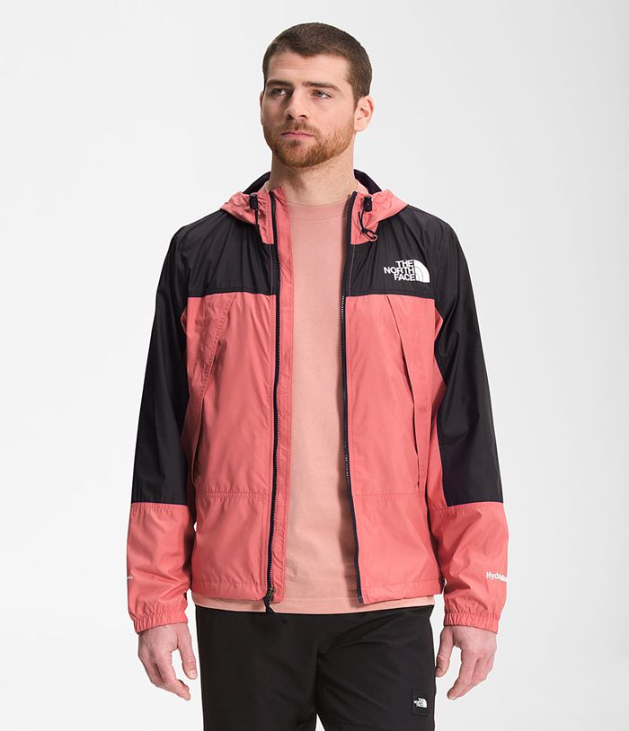 The North Face Windbreakers Hydrenaline™ Wind Jacket Rose/Black - Mens - Thailand SNWOJ-5926